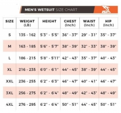 large IST Men Wetsuit WS70 WS705 WS707