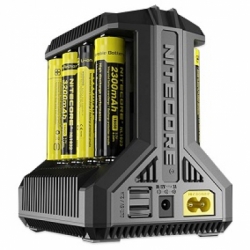 large nitecore intellicharger universal battery charger 8 slot for li ion and nimh i8 black 2
